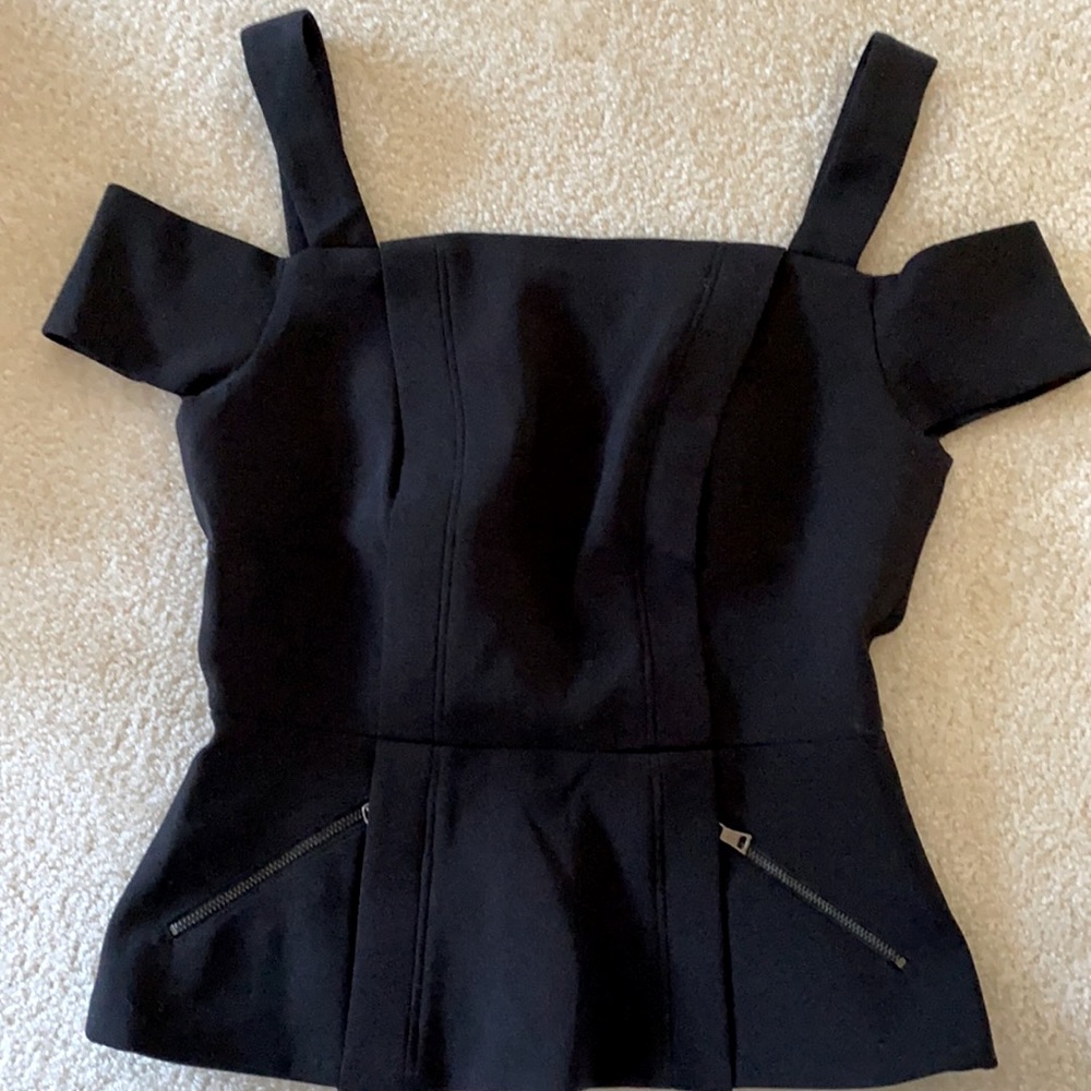 BCBG Max Azria, Bustier Top, Black, XXS